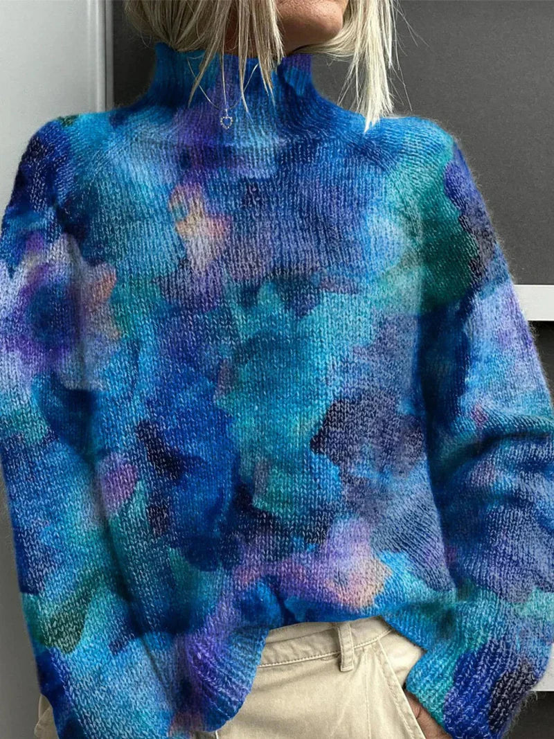 Freya | Mehka pulover s polo ovratnikom