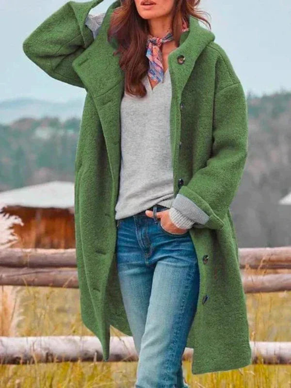 Signe™ | Elegantna dolga zimska plašč