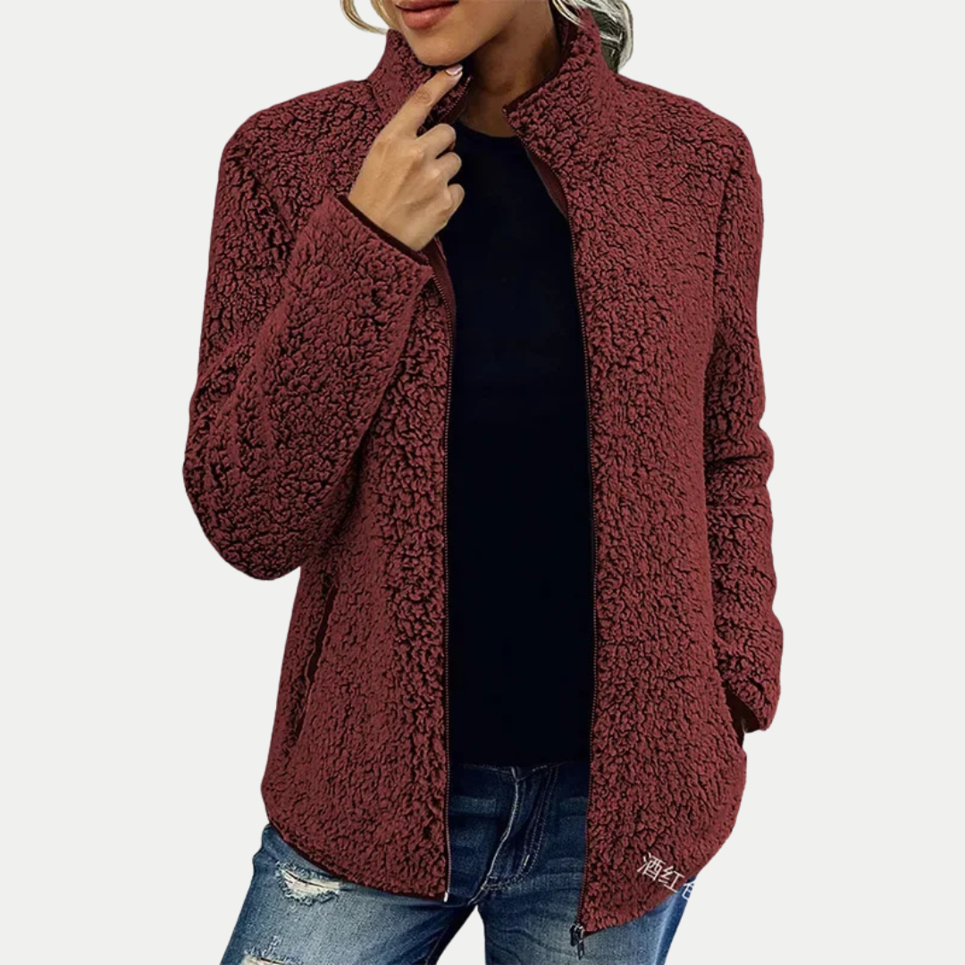 Vendela™ | Eleganten in sproščen fleece jopič