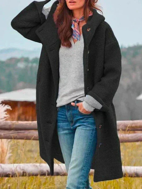 Signe™ | Elegantna dolga zimska plašč
