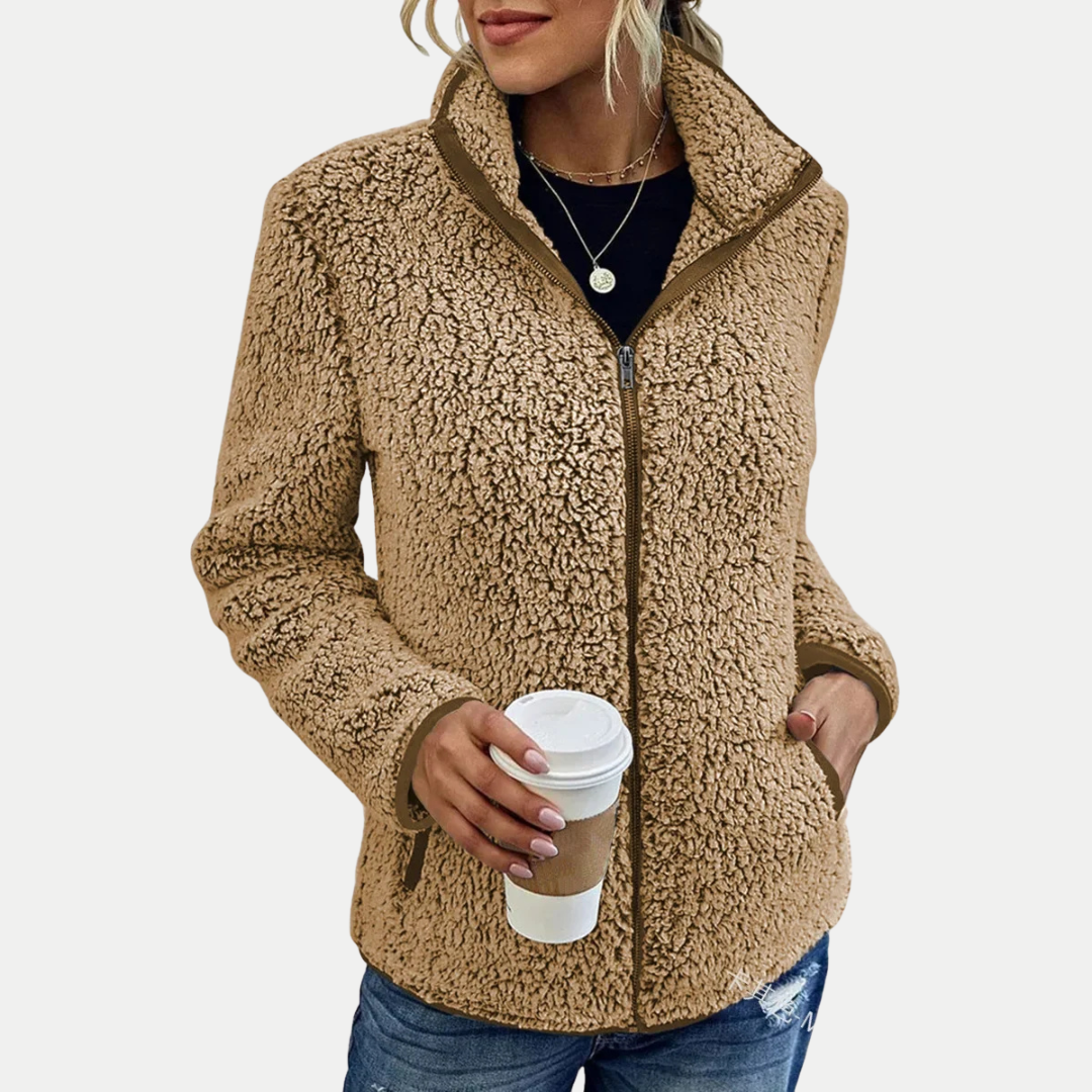 Vendela™ | Eleganten in sproščen fleece jopič