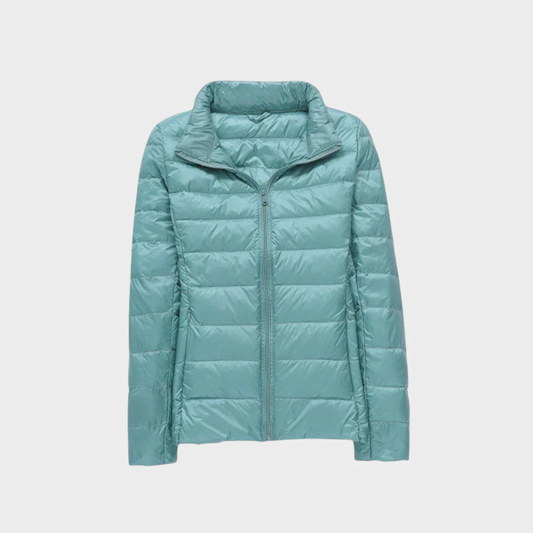 Ela - Nova Ülkerge Jakk Valgete Pardi Sulgedega