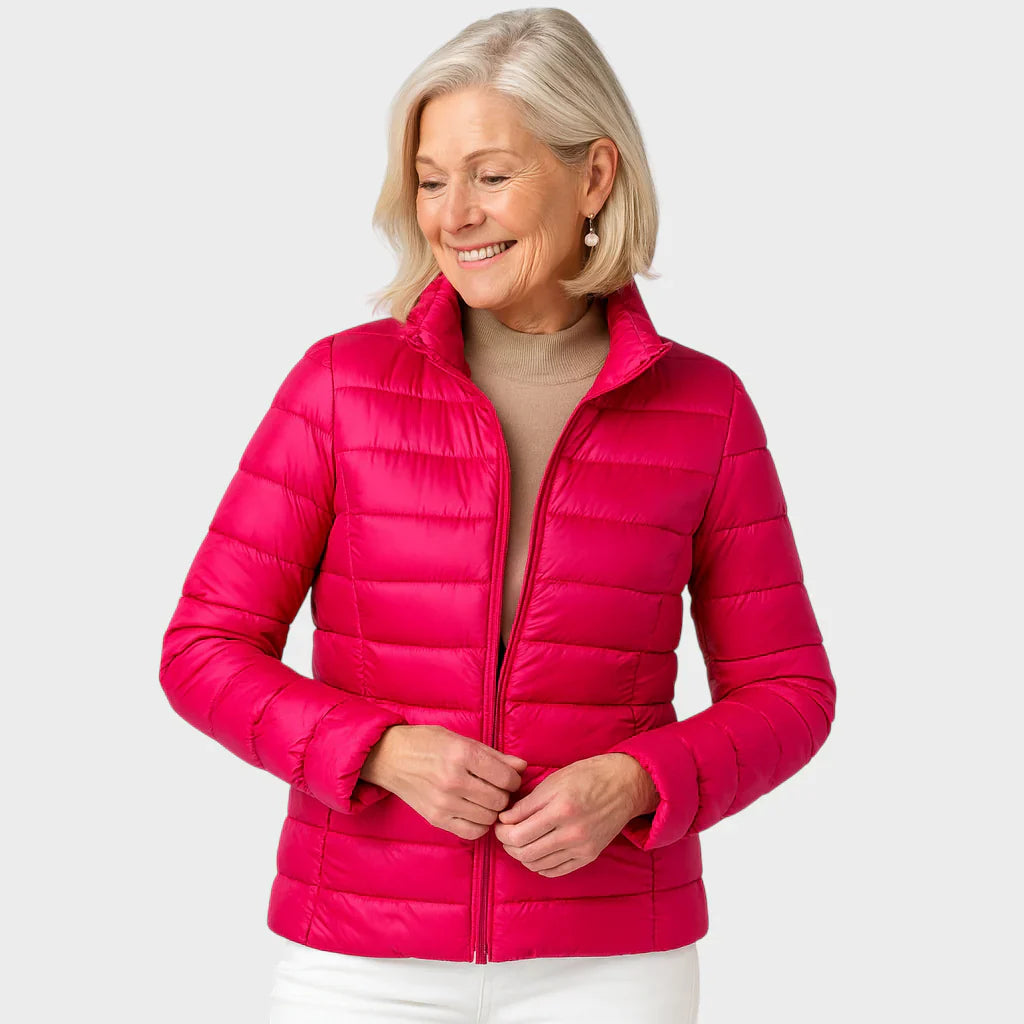 Ela - Nova Ülkerge Jakk Valgete Partide Sulgedega