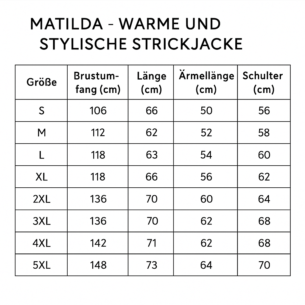 Matilda – Topel in stiliziran kardigan