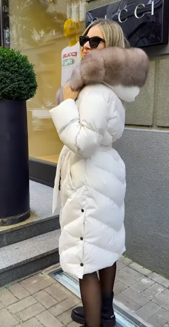 Christina | Elegantna casual jakna z umetnim krznom