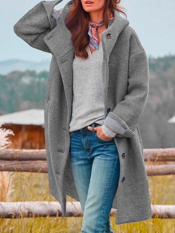 Signe™ | Elegantna dolga zimska plašč