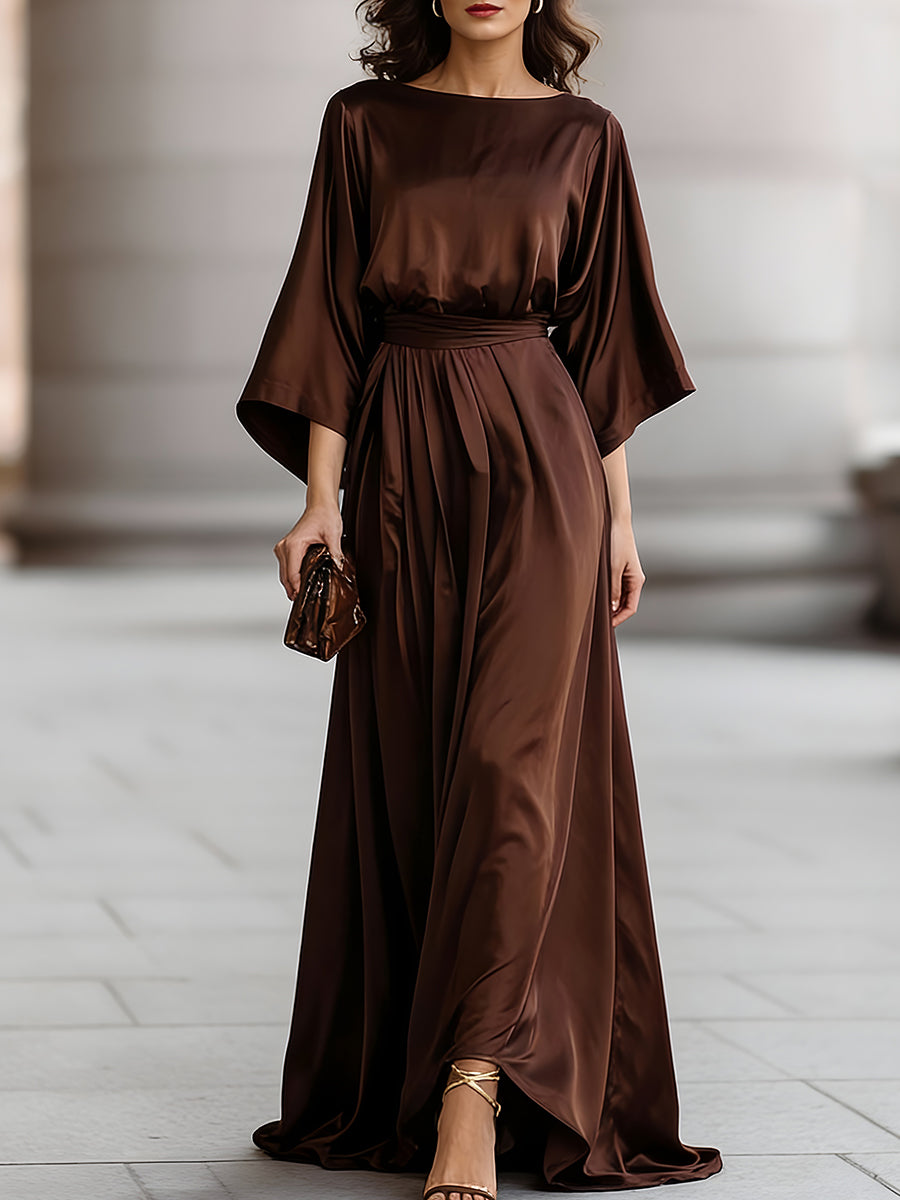 Elegantna Pasna Tokajoča Maxi Večerna Obleka