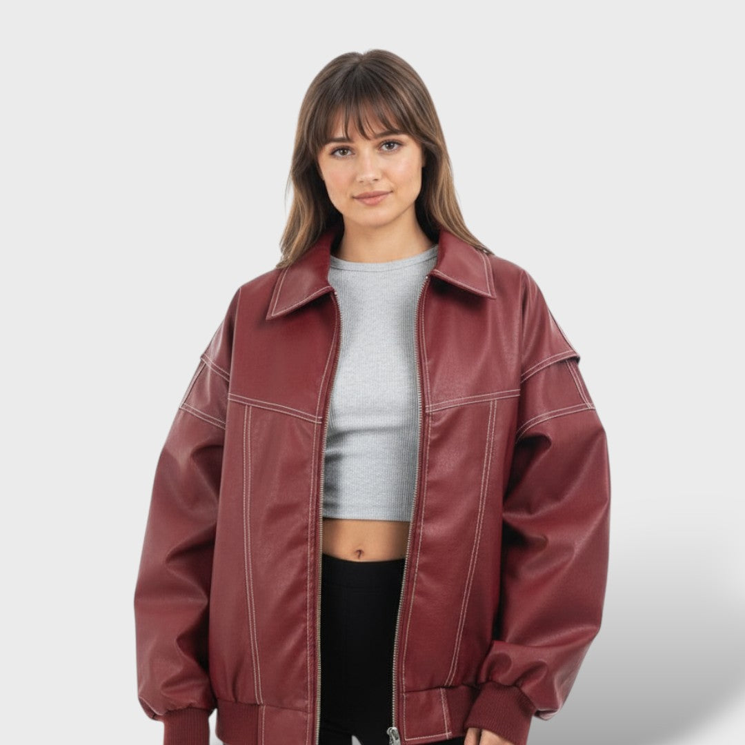 Maja - Bomber Jakna Za Ženske V Retro Slogu