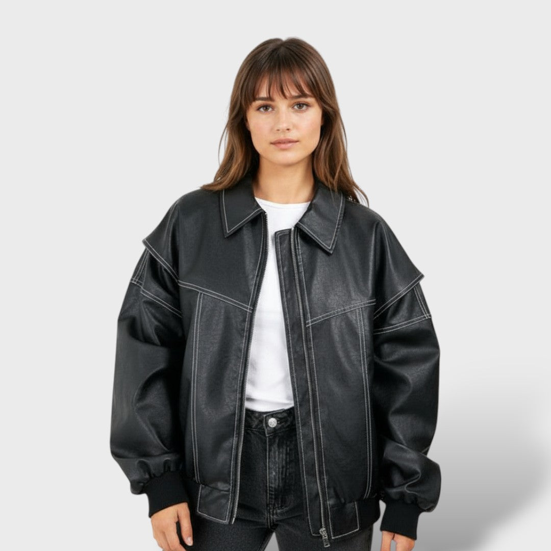 Maja - Bomber Jakna Za Ženske V Retro Slogu