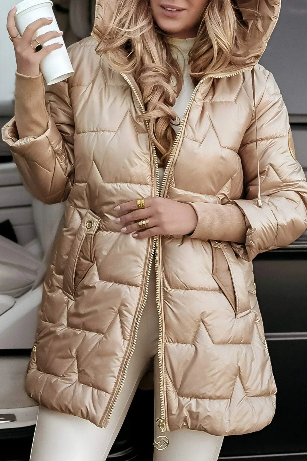 Ingrid | Topla prešita zimska jakna – elegantna, prijetna in brezčasna