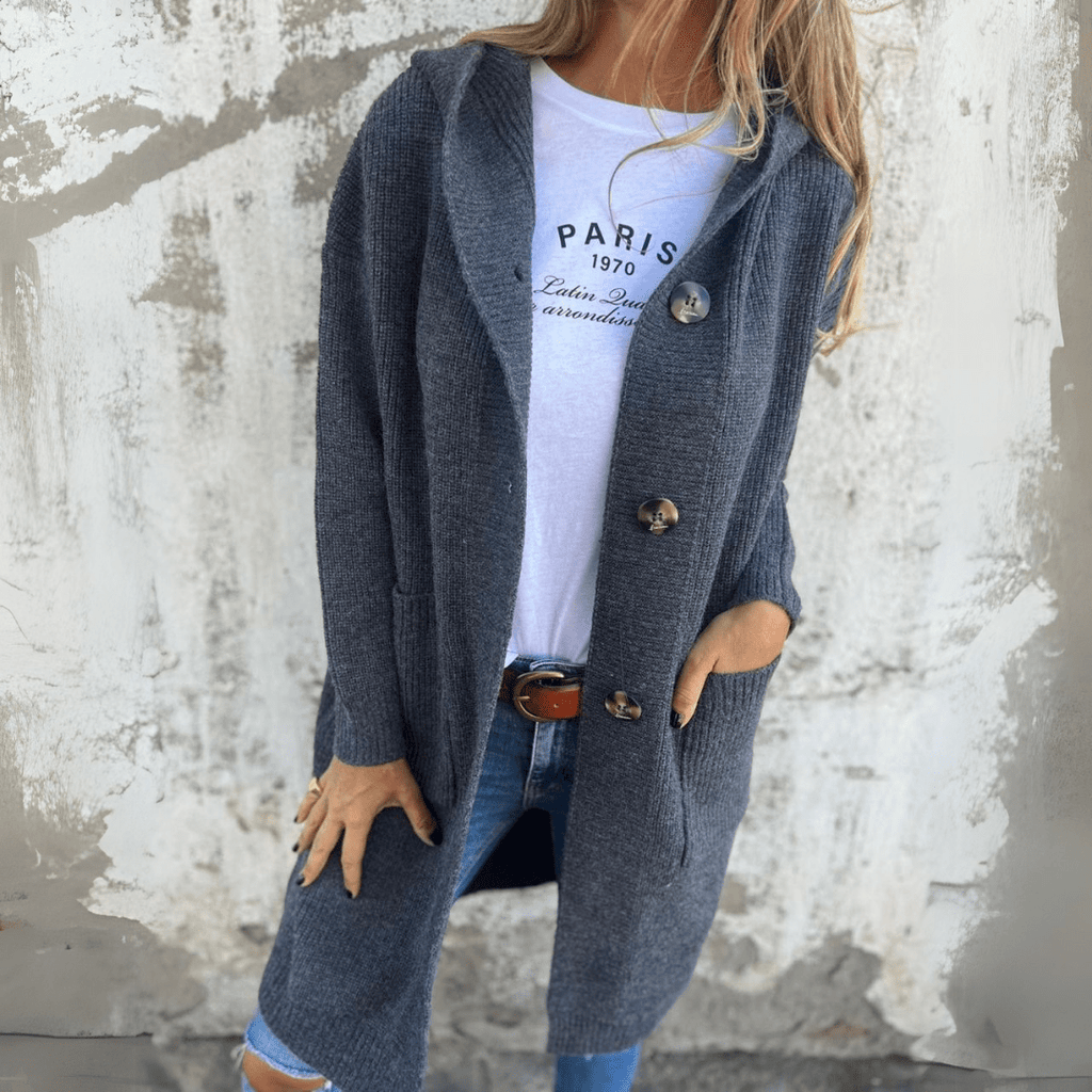 MONICA | Dolg, eleganten cardigan