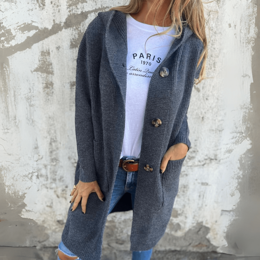 MONICA | Dolg, eleganten cardigan