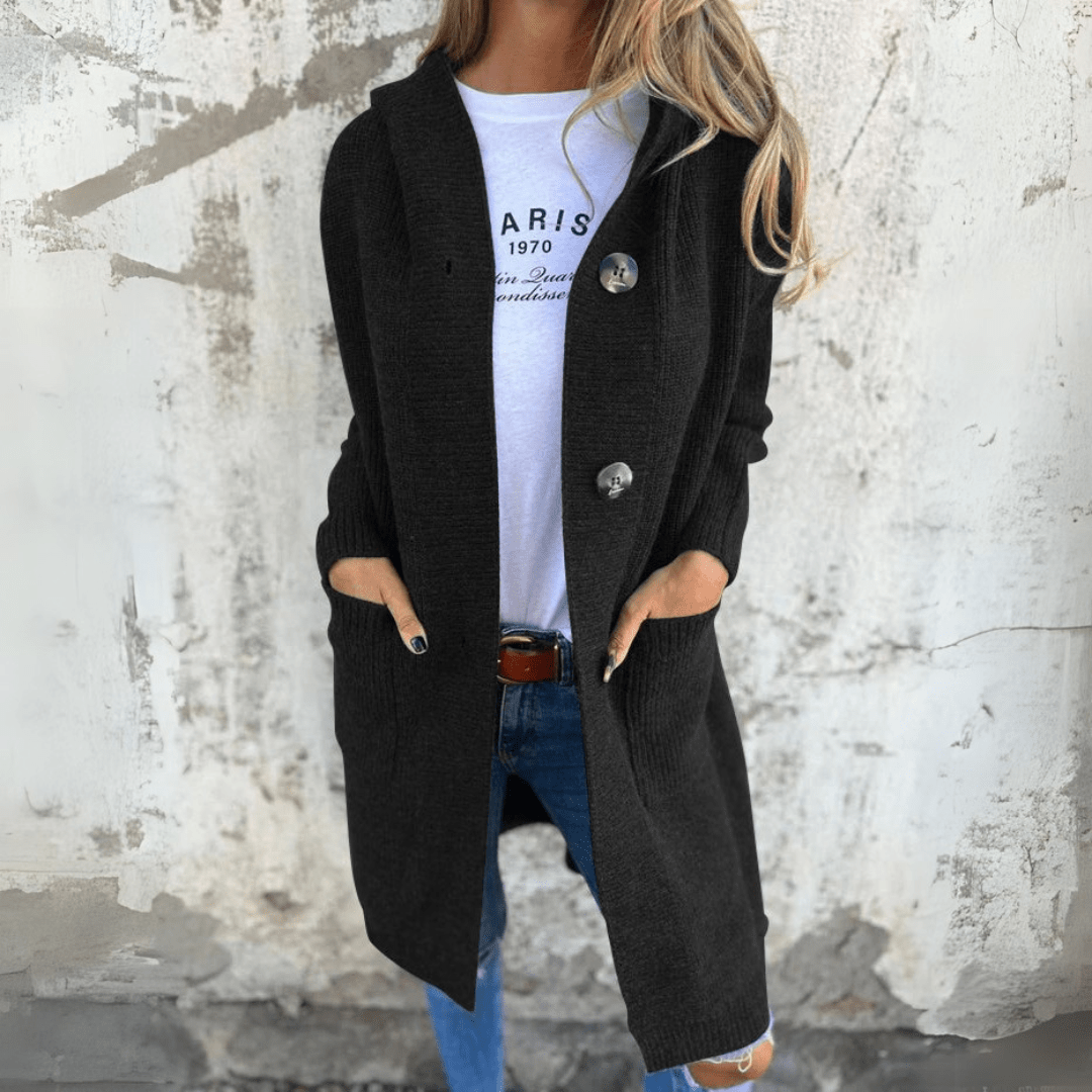 MONICA | Dolg, eleganten cardigan
