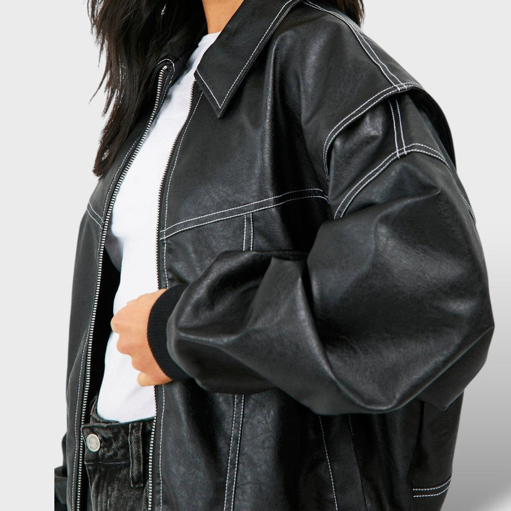 Maja - Bomber Jakna Za Ženske V Retro Slogu
